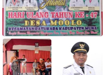 Harapan Camat Batukara dalam HUT ke 47 Desa Moolo dan Dukungan Pemkab Muna