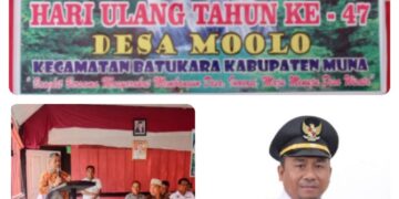 Harapan Camat Batukara dalam HUT ke 47 Desa Moolo dan Dukungan Pemkab Muna
