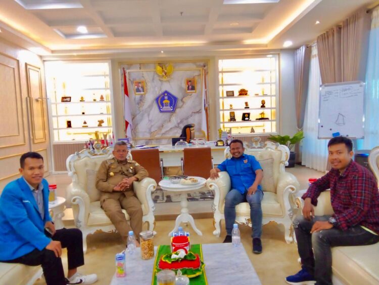 Dukung Program Pemkot, KNPI Kendari Jalin Silahturahim Dengan Pj Wali Kota