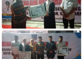 Napalakura Dapat Piagam Penghargaan sebagai Desa Dengan Percepatan realisasi penggunaan Dana Desa terbaik di Muna