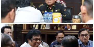 Pj Gubernur Sultra Menerima Audiensi Wakil Ketua Komisi V DPR RI Ridwan Bae