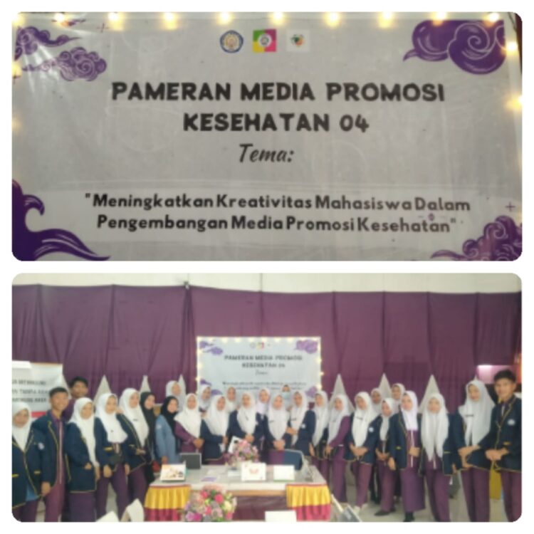 Mahasiswa Prodi D-IV Promosi Kesehatan Fakultas Vokasi Universitas Karya Persada Muna Selenggarakan Pameran Media Promosi Kesehatan