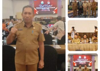 Wakili Plt Bupati, Asisten III Pemkab Muna Hadiri Rakor Persiapan Penyelenggaraan Pemilu 2024
