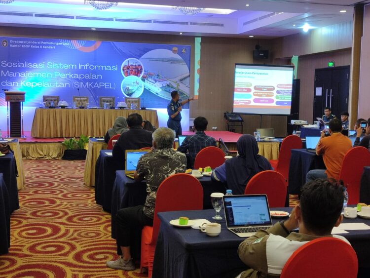 Sosialisasi Aplikasi Simkapel, KSOP Kendari Sebut Mudahkan Pelayanan Bagi Pengguna Jasa Perkapalan