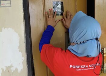 Menangkan Ganjar-Mahfud, Pospera Sultra Gelar Canvassing Day Door to Door Tembus 15 Ribu Rumah Warga