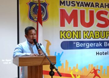 Selamat, La Ode Darwin Terpilih Sebagai Ketua KONI Mubar Periode 2024-2028
