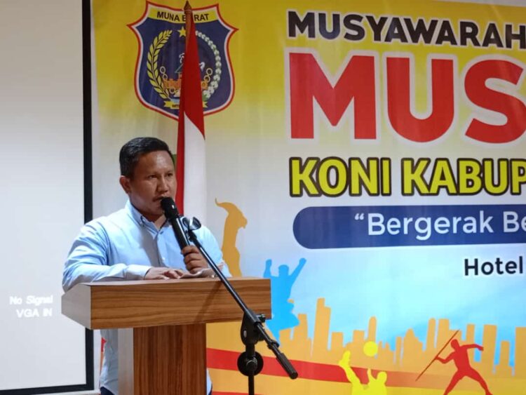 Selamat, La Ode Darwin Terpilih Sebagai Ketua KONI Mubar Periode 2024-2028