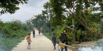 Sasar Kecamatan Kambu, Ketua FPRB Sultra Masifkan Fogging Cegah Penyebaran Penyakit DBD