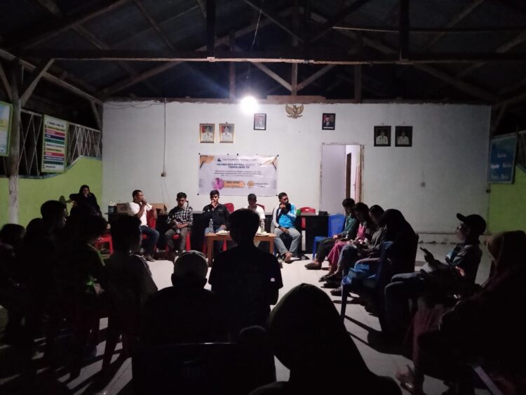 Sosialisasi Pemilih Pemula di Desa Kombungo, Ingatkan Untuk Memilih Sesuai Hati Nurani serta Jauhi ‘Money Politic’