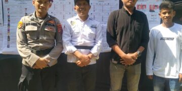 Kades Banggai Kecamatan Duruka Kabupaten Muna Pantau Jalannya Pemilu 2024
