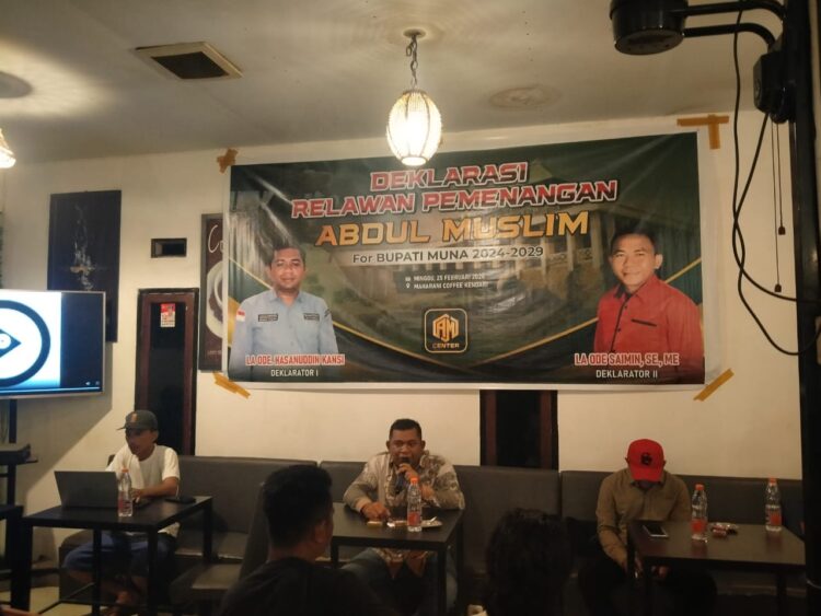 Relawannya Terbentuk, Abdul Muslim Ramaikan Bursa Balon Bupati Muna 2024-2029