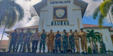 Brigjen TNI Joni Pardede S. Sos., MM Kunjungi TMMD ke 119 di Kota Baubau