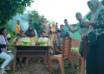Desa Liangkobori Desa Binaan Universitas Karya Persada Muna Buka puasa bersama yang di Support Bank Sultra Cabang Raha