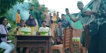 Desa Liangkobori Desa Binaan Universitas Karya Persada Muna Buka puasa bersama yang di Support Bank Sultra Cabang Raha