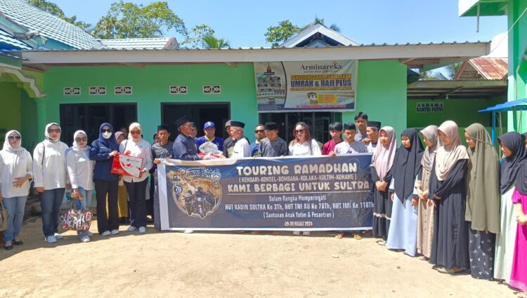 Rayakan HUT, KADIN Sultra Adakan Touring Ramadhan Sasar Beberapa Titik Sekaligus Berbagi