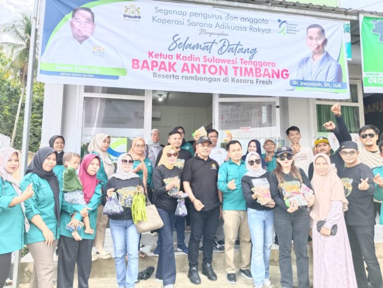 Kunjungi Binaan UMKM Koperasi KOSARA, Kadin Sultra : Bisa Jadi Contoh untuk Daerah Lain