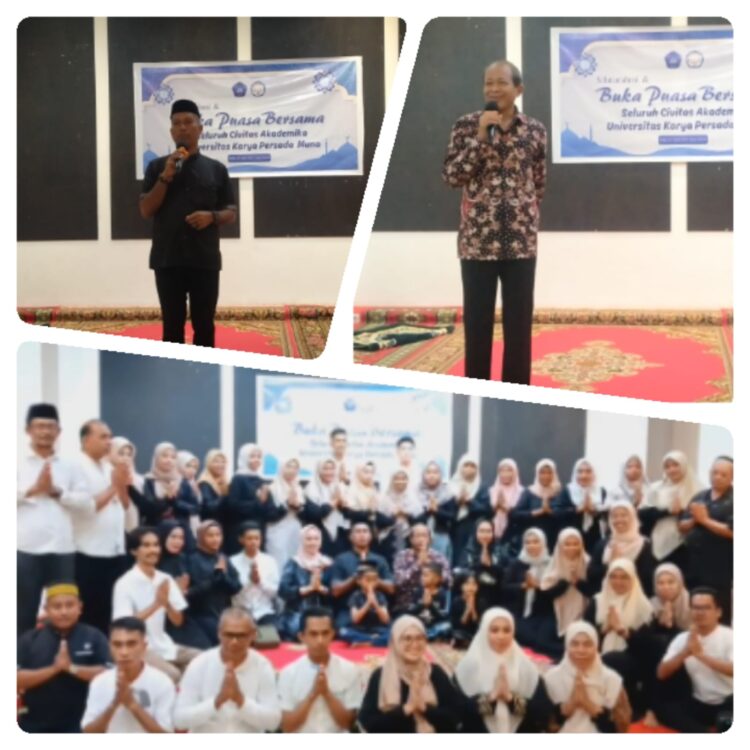 Eratkan Kebersamaan, Yayasan Mitra Karya Persada yang Menaungi Universitas Karya Persada Muna Gelar Buka Puasa Bersama