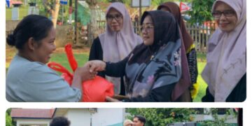 Pramuka UPTD SMPN 1 Loghia Berbagi Sembako di Bulan Suci Ramadhan