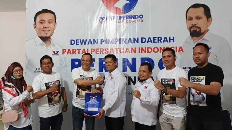 Setelah Demokrat dan PDIP, Calon Walkot Kendari Yudhianto Mahardika Kembali Ambil Formulir di Partai Perindo