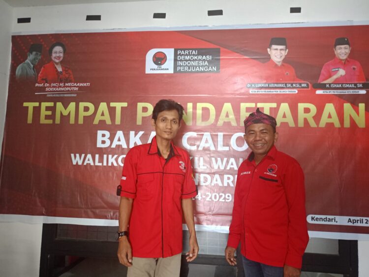 Resmi Buka Penjaringan, PDIP Kota Kendari Dibanjiri Pendaftar Bakal Calon Pilwali
