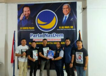 Tak Cukup 3 Partai, Kandidat Cawalkot Kendari Yudhianto Mahardika Kembali Ambil Formulir di Partai Nasdem 