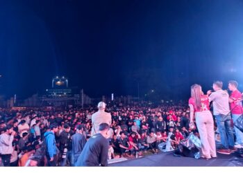 Dipadati Pecinta Sepakbola, ‘Gemoy Nya Kendari’ Sukses Gelar Nobar Semifinal Piala Asia U-23