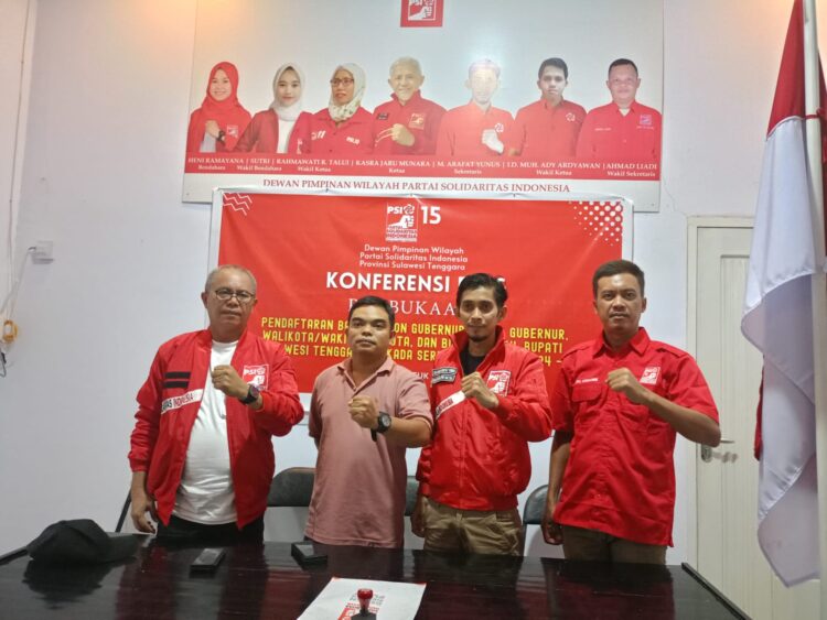 Sesuai Arahan Ketum Kaesang, PSI Sultra Buka Pendaftaran Bakal Calon Kepala Daerah untuk Pilkada 2024