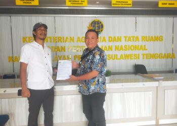 Rugikan Rp 26 Miliar, BPN Kota Baubau Dilaporkan ke Satgas Mafia Tanah