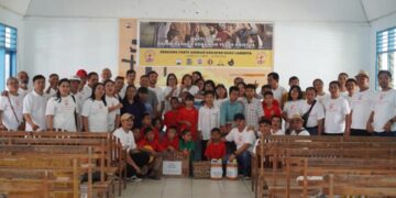 Setelah Gelar Donor Darah, Panitia Perayaan Hari Kenaikan Yesus Kristus Sultra Laksanakan Baksos di Dua Panti Asuhan 