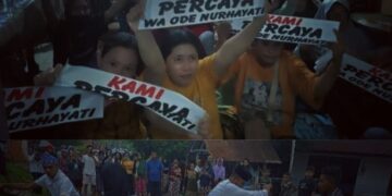 Crew WON Tiba Di Gunung Jati Disambut Tarian Khas Warga