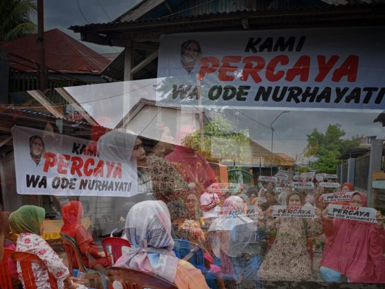 Panen Dukungan, Emak-Emak Di Kelurahan Bende Siap Dukung Wa Ode Nurhayati Jadi Gubernur