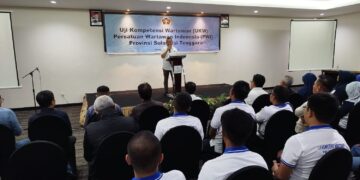 UKW PWI di Sultra Tuntas, 22 Peserta Dinyatakan Kompeten 