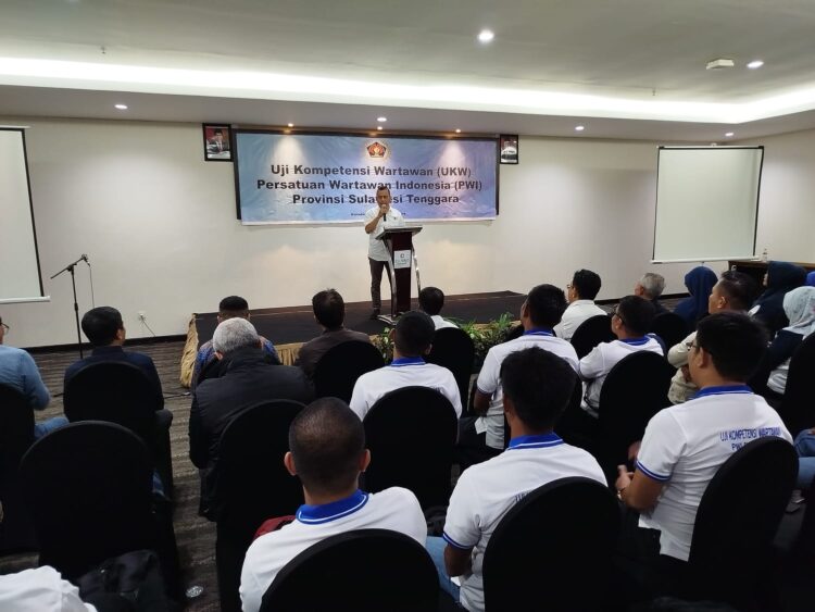 UKW PWI di Sultra Tuntas, 22 Peserta Dinyatakan Kompeten