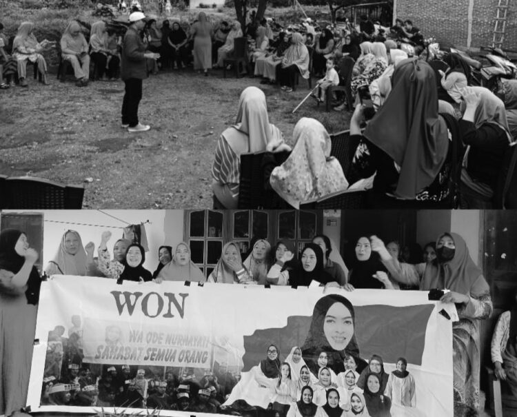 Warga Dawi dawi, Tonggoni & Huko huko Kab. Kolaka Serentak Gelar Deklarasi Dukung Wa Ode Nurhayati