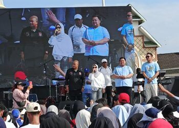 Pecah! Jalan Santai Gemoynya Kendari  Dipadati Puluhan Ribu Warga Kendari, Ada Penampilan Artis Ibukota hingga Doorprize Menarik 
