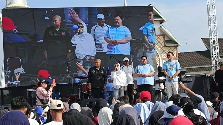 Pecah! Jalan Santai Gemoynya Kendari  Dipadati Puluhan Ribu Warga Kendari, Ada Penampilan Artis Ibukota hingga Doorprize Menarik 