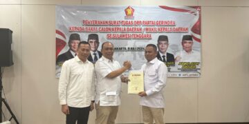 Maju Pilbup Kolut, Sumarling Majja Resmi Kantongi Rekomendasi Partai Gerindra 