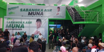 Kembali Sambangi Muna, Calon Gubernur Sultra ASR Sampaikan ini ke Relawannya