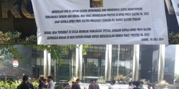 Aksi di KPK RI, FPM Sultra Anti Korupsi Minta Periksa Pj Walikota Kendari ‘MY’
