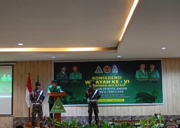 Buka Konferwil Ke-VI GP Ansor Sultra, Sekjend Gus Rifqi Tekankan Pentingnya Semangat Satu Komando