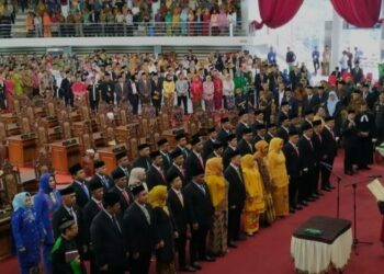 Sah! 45 Anggota DPRD Kota Balikpapan Periode 2024-2029 Resmi Dilantik di BSCC Dome.