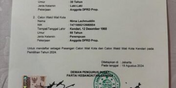 Yudhi-Nirna Semakin Kuat Tarung Pilwali Kendari, Setelah Dapat PDIP dan Gerindra, PKB ikut Merapat