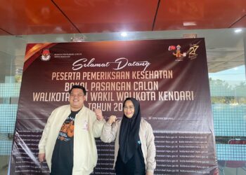 Dinyatakan Sehat, Yudhi-Nirna Sangat Siap Tarung Pilwali Kendari