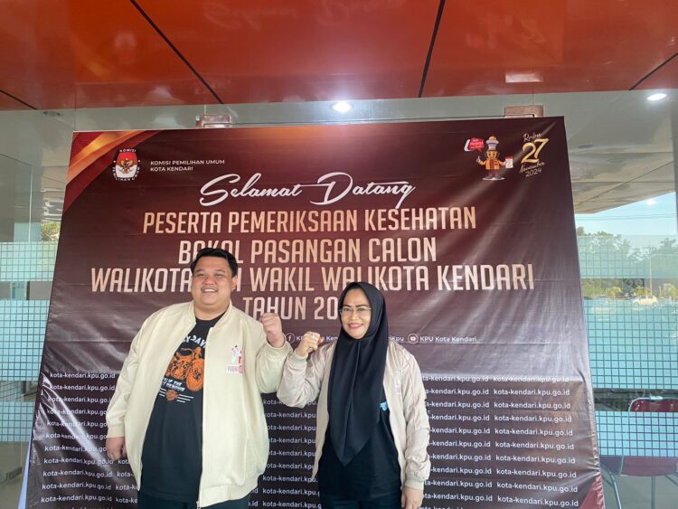Dinyatakan Sehat, Yudhi-Nirna Sangat Siap Tarung Pilwali Kendari