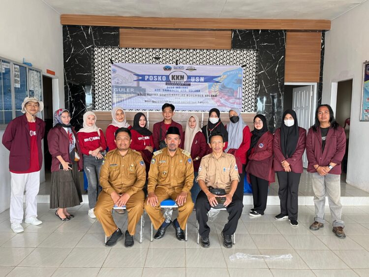 Mahasiswa KKN USN Kolaka Sukses Menggelar Seminar program kerja di Desa Malaha