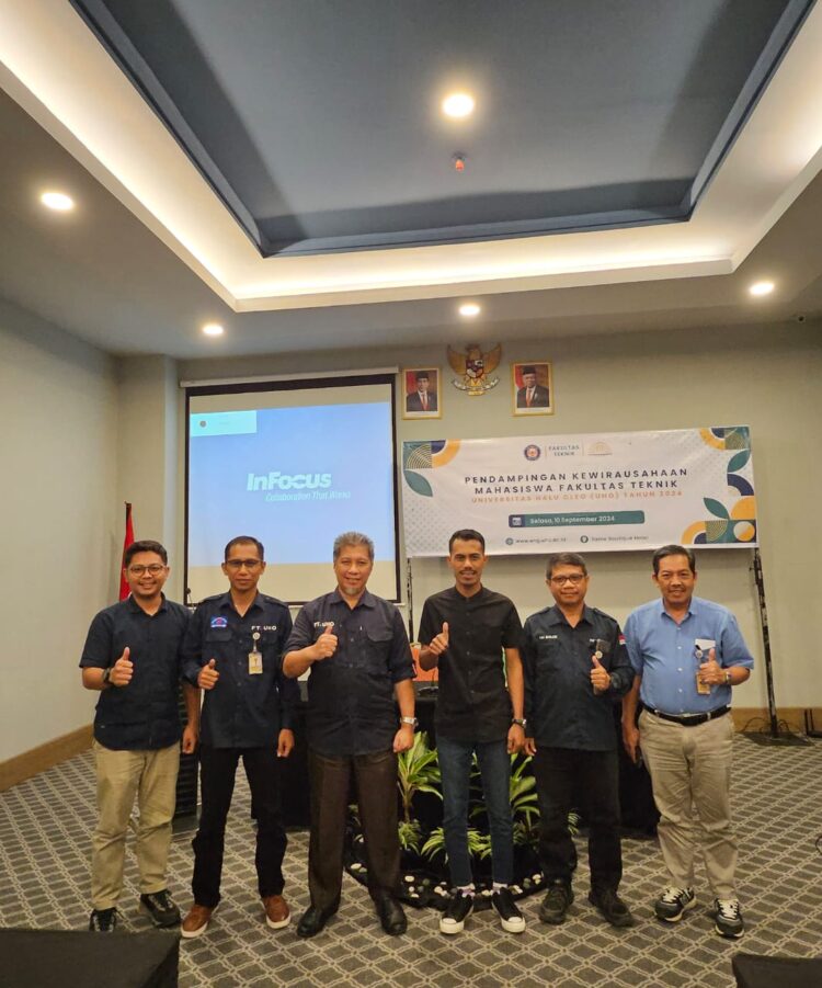 Kolaborasi Fakultas Teknik UHO dan HIPMI Sultra, Hadirkan Pelatihan Kewirausahaan: Siapkan Mahasiswa Menjadi Entrepreneur Sukses
