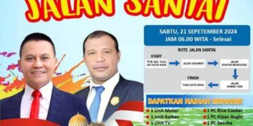 Gelar Jalan Santai, Rahman – AJB Siapkan Hadiah Utama Sepeda Motor Bagi Masyarakat Muna