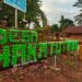 Keren, Mahasiswa KKN Reguler XI USN Kolaka Bentuk Tulisan Nama Desa Hakatutobu Dari Ecobrick