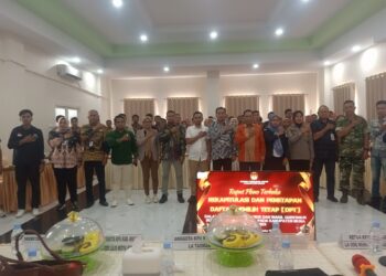 KPU Muna Gelar Rapat Pleno Terbuka Penetapan DPT untuk Pilgub dan Pilbup 2024