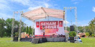 Gelar Senam Sehat GMHP, KPU Konsel Edukasi Masyarakat Menjadi Pemilih Cerdas dan Berkualitas